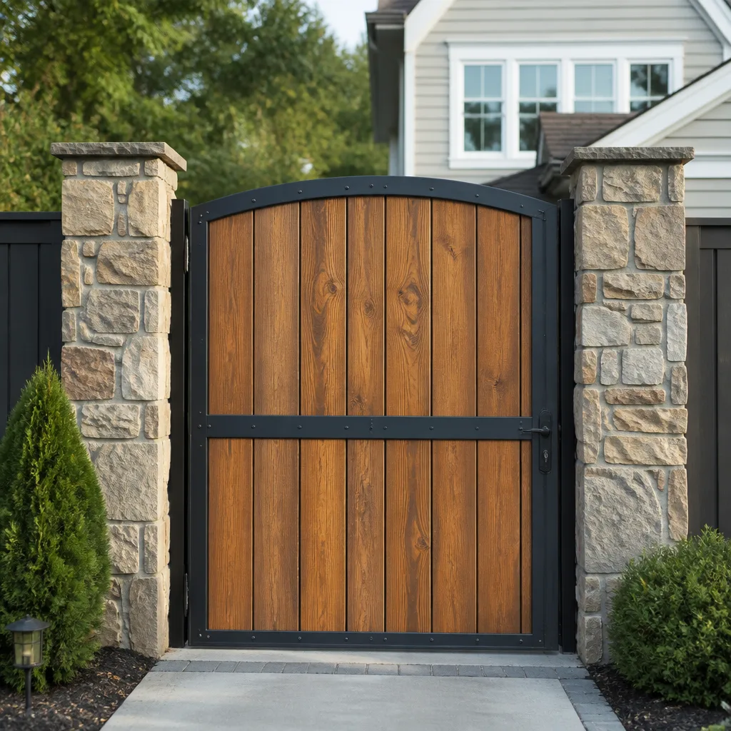 Wood & steel frame
